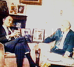 From left: Ardeshir Zahedi (Iran’s Last Ambassador to the United States and son-in-law and Adviser to the Shah); Manouchehr Bibiyan